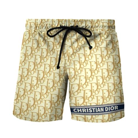 christian dior swim shorts
